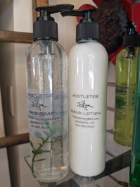 Mistletoe hand soap and lotion