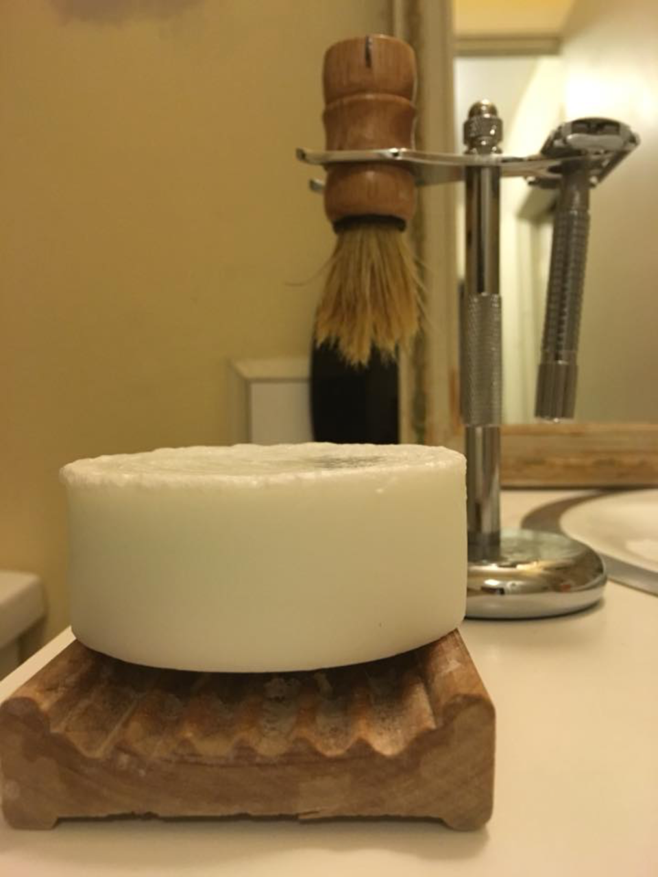 Shaving Soap & Brush, Eucalyptus Spearmint