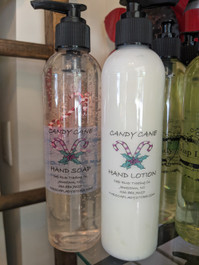 Candy Cane hand soap & lotion