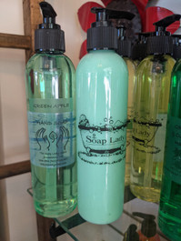 green apple hand soap and lotion