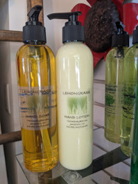 lemongrass hand soap and lotion