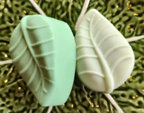 Spring Leaf soap design - side view