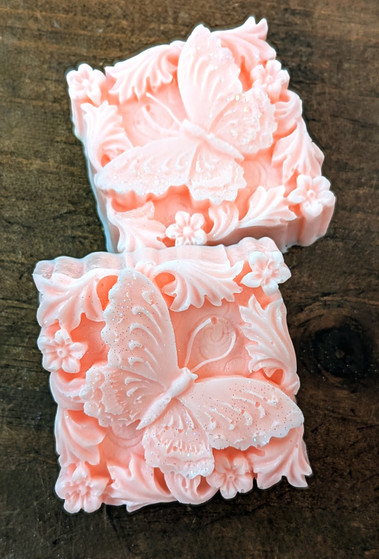 Butterfly Square Soap Large (SPC-BSQ2). Great hostess gift.