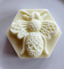 Bee Soap Octagon Intricate Filigree Design