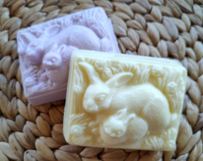 Bunny Rabbit Mother & Baby Bunny Soap