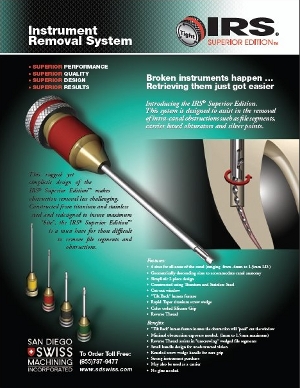 Download the IRS® Instrument Removal System Superior Edition (TM) Brochure Now!