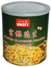04081	RST BLANCHED PEANUT NO SALT	HUNSTY 6/64 OZ