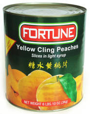 12015	YELLOW CLING PEACHES SLICED	FORTUNE 6/A10
