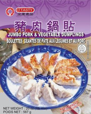 91200	(44606)POT STICKER PORK VEGE	O'TASTY WHT 12/20 PC