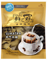 46701	COFFEE DRIP SUMATRA	ONE FRESH CUP 12/12/11G