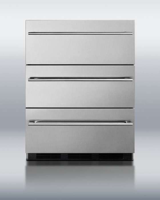 Summit Sp6dsstbosthin 5 4 Cu Ft Stainless Steel Outdoor Triple