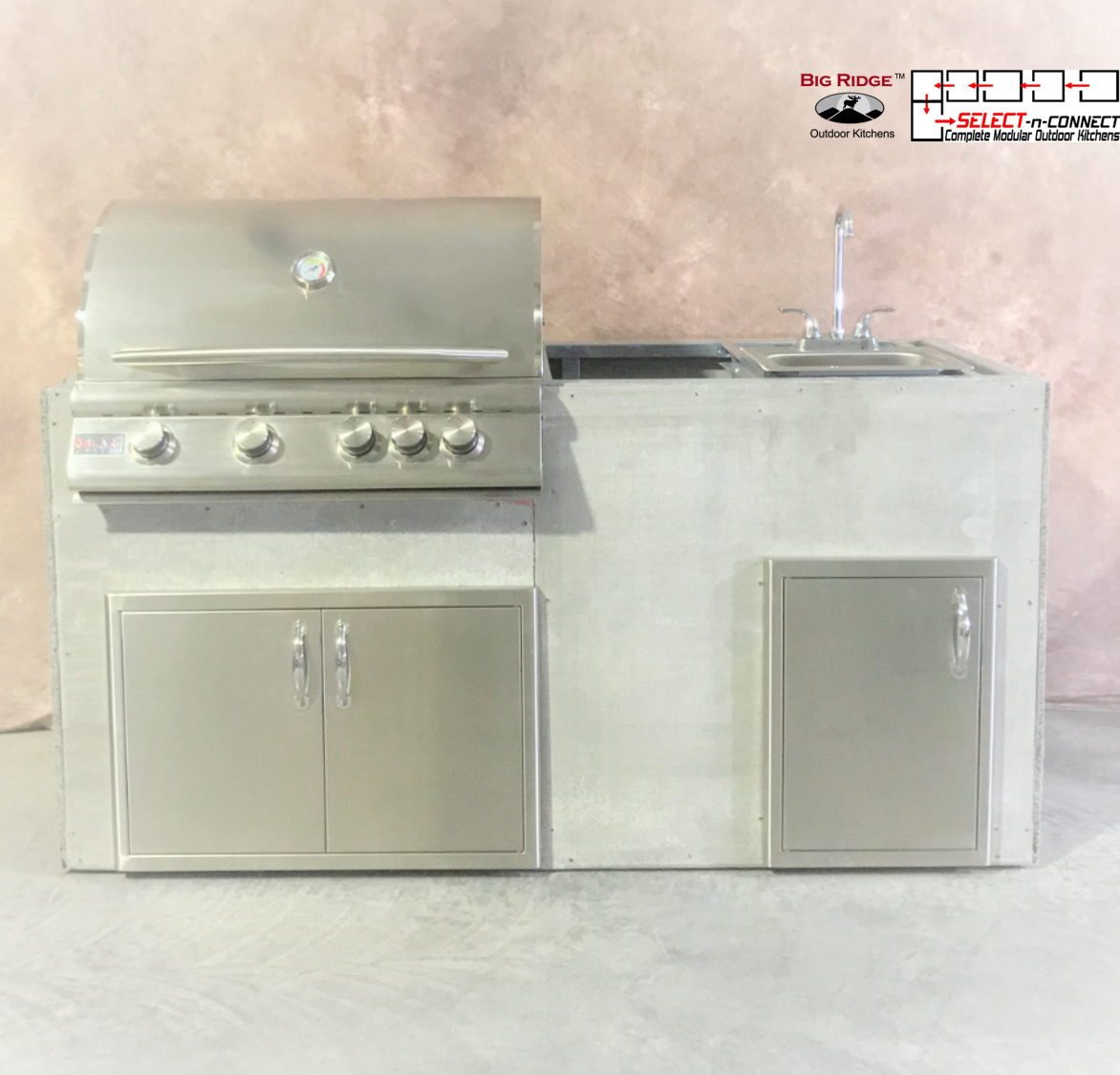 71 Mod Grill Double Doors Single Door Sink