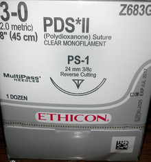 Ethicon Z683G PDS® II (polydioxanone) Suture
