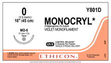 Ethicon Y801D MONOCRYL® (poliglecaprone 25) Suture