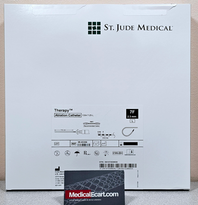 St. Jude Medical IBI-83366, Therapy™ Ablation Catheters, 1304-7-25-L, 7F, 4 mm Tip Thermocouple, Quadripolar , Curve Type Large, Usable Length: 110cm, Box of 01