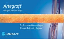 LeMaitre AG535 Artegraft® Collagen Vascular Graft, 4 mm X 35 cm, Box of 01