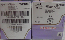 Ethicon VCP464G COATED VICRYL® Plus Antibacterial (polyglactin 910) Suture