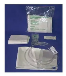 LSL Healthcare 4100 ENEMA KIT With Bag Shut Off Clamp Castile Soap/Lubricating Jelly Sterile, Case of 48