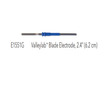 Valleylab E1551G Electrosurgery Blade Electrode, 6.2cm (2.44 in.), For Non Hex-Locking Pencils, Case of 150