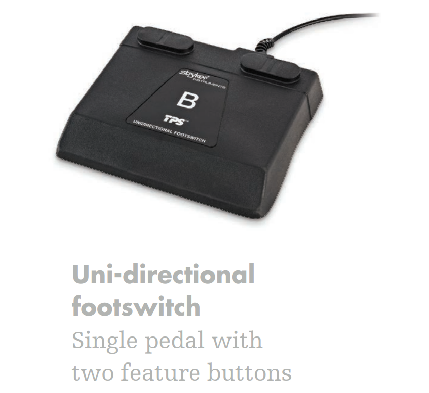 Stryker 5100-007-000 Uni-directional footswitch for Stryker 5100-007-000 Uni-directional footswitch for