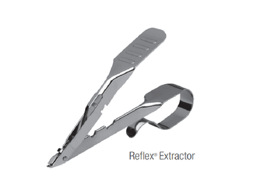 ConMed 3031 Reflex® One Skin Staple Extractor Wide/Regular Staples, Box of 12 PSX Ethicon  Squeeze-Handle Staple Extractor