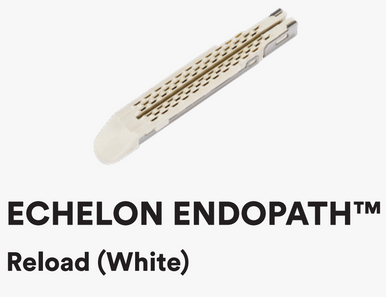 Ethicon GST45W ECHELON ENDOPATH™ Reloads, Mesentery/Thin Tissue Thickness, 45mm White Reload with Gripping Surface Technology, Box of 12