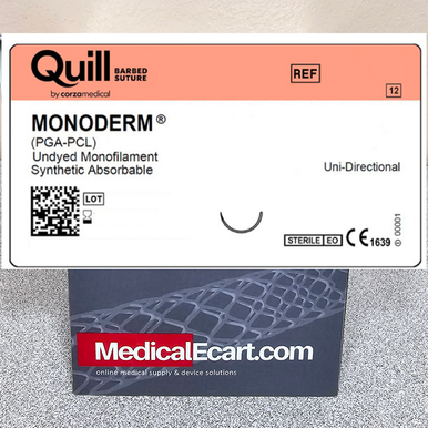Quill™ Barbed Suture VLM-4031 Monoderm (PGA-PCL) Suture, Precision Reverse Cutting