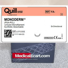 Quill™ Barbed Suture YA-2005Q Monoderm (PGA-PCL) Suture, Precision Reverse Cutting, Bi-Directional