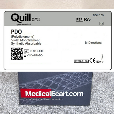 Quill™ Barbed Suture RA-1017Q PDO (Polydioxanone) Suture, Precision Reverse Cutting, Bi-Directional