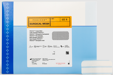 PROCEED® PCDT1 Surgical Mesh, 10 in x 13 in (26 cm x 34 cm), Non-Absorbable, Oval, Sterile, Box of 01