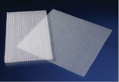 Medtronic TEM1515G Parietex™ ProGrip™ self-gripping polyester mesh, 15 cm x 15 cm with polyactic acid grips, Box of 01