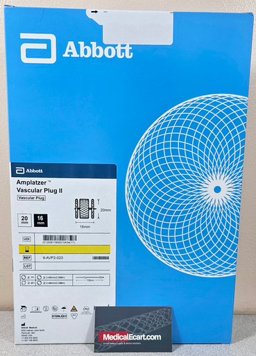 St. Jude 9-AVP2-020 AMPLATZER ™ VASCULAR PLUG II 20mm x 16mm, Box of 01