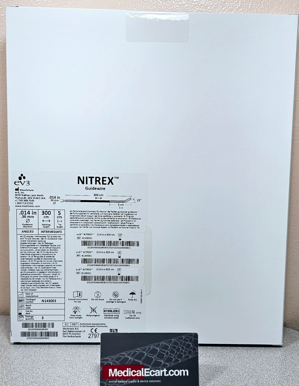 EV3 N143001, Nitrex Guidewire