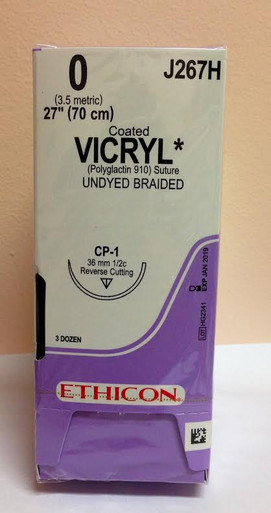 Ethicon J267H COATED VICRYL® (polyglactin 910) Suture