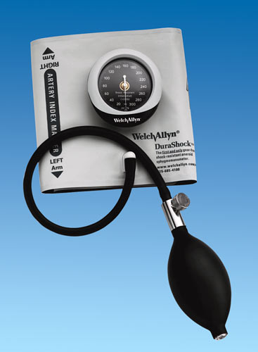 DS45-11 Welch Allyn DuraShock Integrated Aneroid Sphygmomanometer