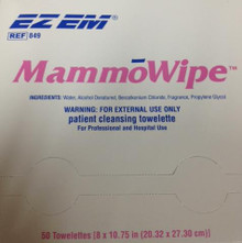 849 EZEM MammoWipe in Gravity-Feed Dispenser