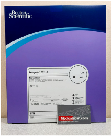 Boston Scientific M001181250  Renegade™ 18-125, STC-18 Microcatheter, 105 cm x 20 cm, Straight Tip. Box of 01