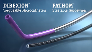 Boston Scientific M001195620 Direxion™  Microcatheter Preloaded System, 19-562, Direxion Torqueable Microcathete Tip Straight, 0.021" x 155cm, Fathom-16 Guidewire 180 cm, Box of 01