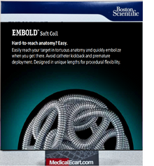 Boston Scientific M001394250060600 EMBOLD™ Soft Coils, 39425006060, Detachable Coil System 6mm X 60cm, Box of 01