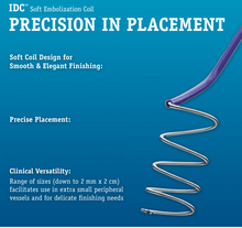 Boston Scientific 361204 IDC Soft Embolization Coils, M0033612040, IDC-18 Soft, 2mm X 4cm, Soft Shape. Box of 01