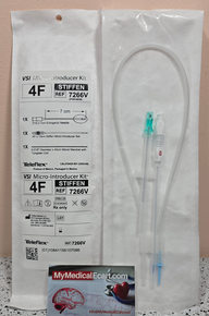 VSI 7266V Micro Introducer Kit 4 Fr / 10 cm Introducer with Stiffen Dilator - 40 cm / 0.018" Wire with Nitinol Mandrel and Tungsten Soft Tip - 21 Gauge / 7 cm Echogenic Tip Introducer Needle, Box of 10