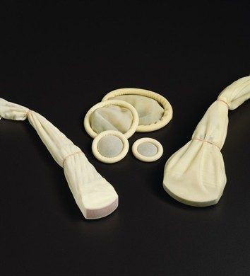 610-043, Civco Latex General Purpose Ultrasound Probe Covers Sterile 5 x 30cm (2" x 11.8") latex cover Box of 24
