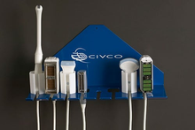 742-367 - Civco - Transducer Storage Racks and Stabilizers Transducer storage rack for compact connectors (blue rack) Box of 1