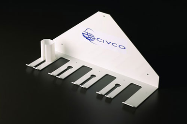 610-942 - Civco - Transducer Storage Racks and Stabilizers Transducer storage rack for wide connectors (white rack). Box of 1