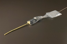 610-941 - Civco - Laparoscopic Transducer Cover Sterile 15.2 x 244cm (6" x 96") poly telescopically-folded cover with attached form-fitting tip with clips, not made with natural rubber latex. Box of 12