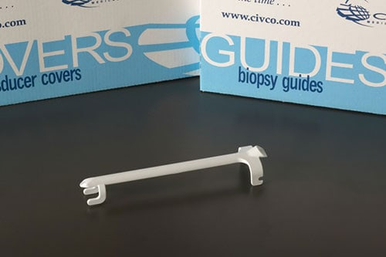 644-068 - Civco- Disposable Endocavity Needle Guides For use with FUJIFILM CC41R, CC41R1, C41V, EUP-CC531, and EUP-V53W ultrasound transducers; Sterile endocavity needle guide (Ref.# 134-147), features 0-degree angle. Box of 24