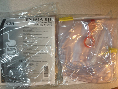 EZEM 920 Empty Enema Kits Snap-Cap Bag, McKesson, 690986