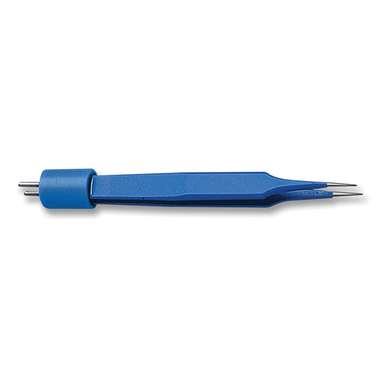 E4055-CT - Medtronic - Valleylab Electrosurgical Jewelers Forceps, Straight Tip, 4" Long, Insulated, Reusable, 1/box. MFID: E4055CT (USA ONLY), Sterile