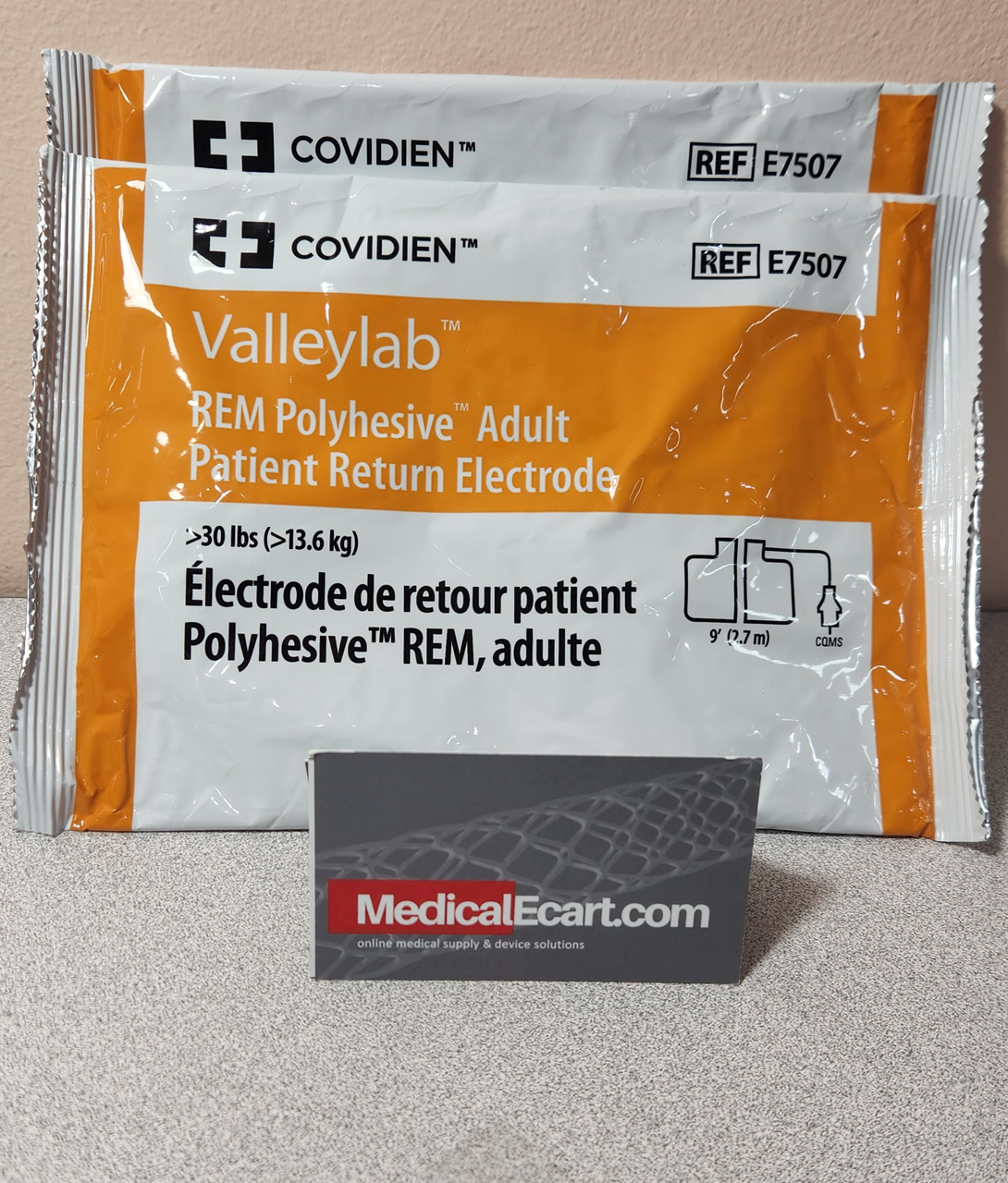 E7507, Valleylab, Patient Return, Electrodes ValleyLab E7507 Adult