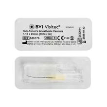 585176, BEAVER-VISITEC INTL INC, OPHTHALMIC NEEDLE ANESTHESIA 18GA 1.1MM 0.984IN, Sterile, Box of 10